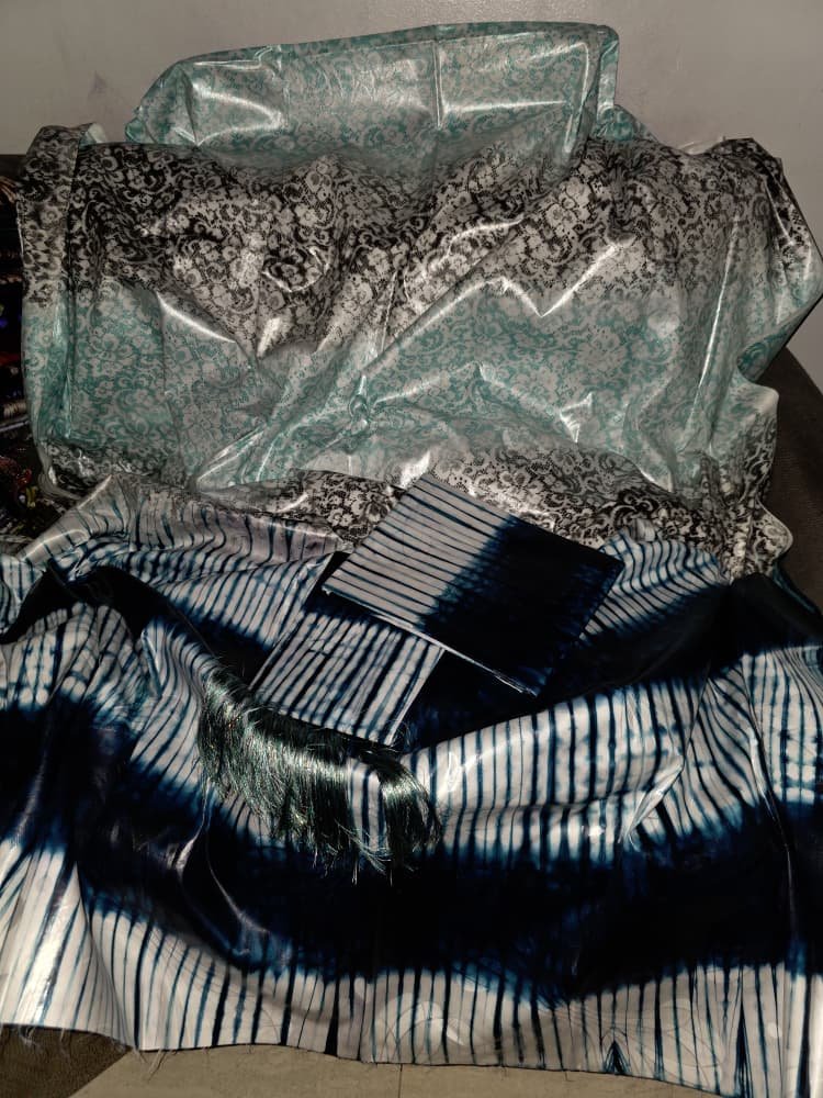 Joli creation de boubou en bazin riche made in Mali