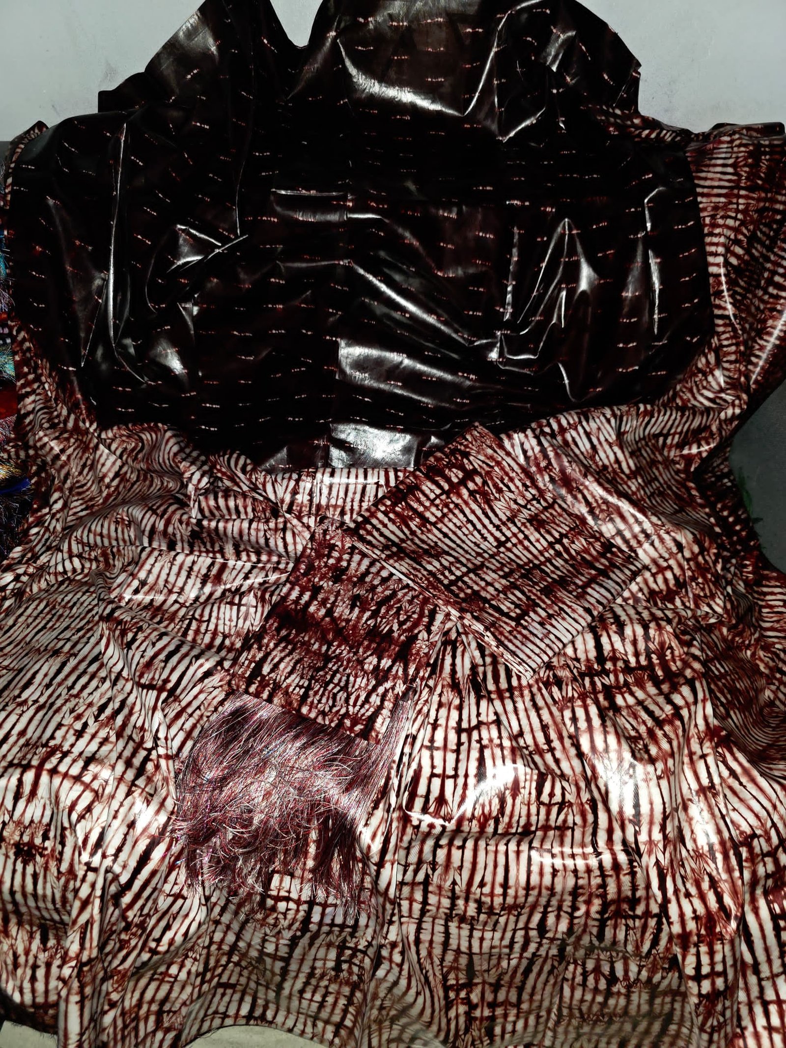 Bazin riche getzner siri marron foncé