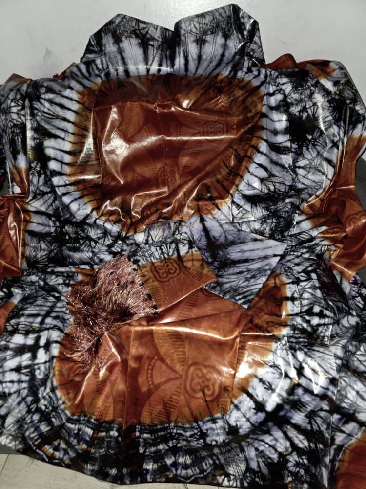 Classique thioup malien intemporel orange et polman