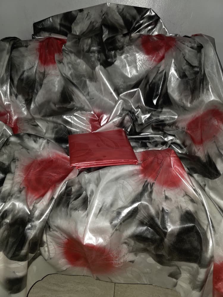 Bazin miel Laban noir et rose by BAD