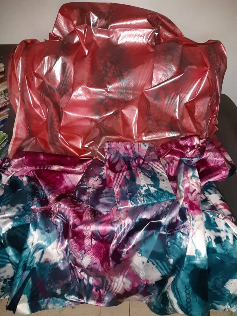 Boubou galaxie multicolor rose fuhsia