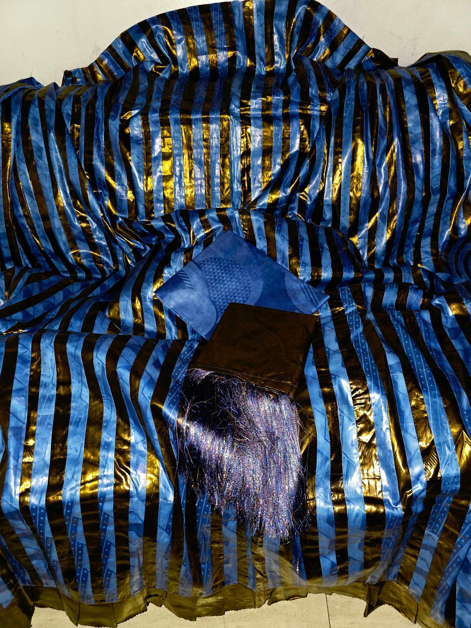 Farafarani lomassa et bleu turquoise