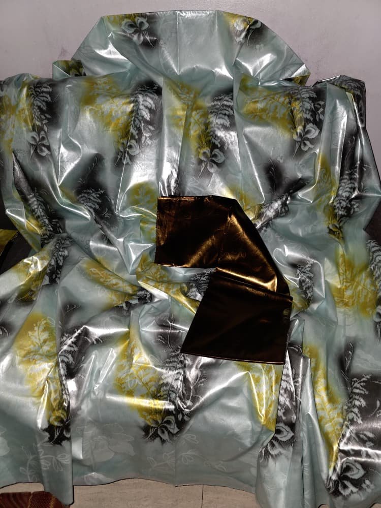 Boubou 2 tons laban pagne polman new tendance du moment!